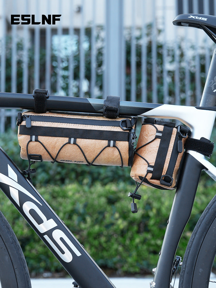 ESLNF Bicycle Bag, Road Bicycle Front Beam Bag, Front Bag Shoulder Bag, Multifunctional Fully Waterproof Front Bag