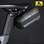 WILD MAN Bicycle Tail Bag, Mountain Bike EVA Hard Shell Tail Bag , Road Bikes Saddle Bag