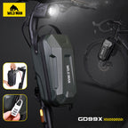 WILD MAN Electric Scooter Front Bag EVA Hard Shell Quick-Release Handlebar Bag for Foldable E-Bikes