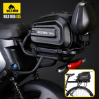 WILD MAN Rear Rack Bike Bag, Waterproof EVA Hard Shell Trunk Bag, Bicycle & E-Bike Tail Bag, Cycling Gear Storage Pack