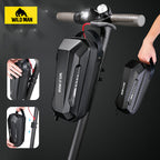 WILD MAN Quick-Release Handlebar Bag 2L/3L for Bicycle  Electric Scooters & Foldable E-Bikes