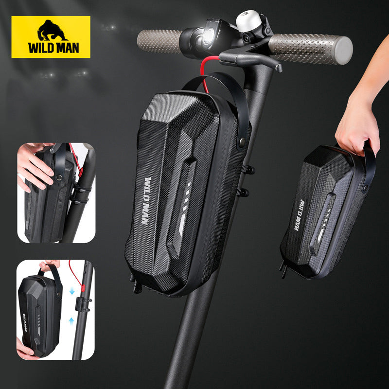 WILD MAN Quick-Release Handlebar Bag 2L/3L for Bicycle  Electric Scooters & Foldable E-Bikes