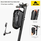 WILD MAN EVA Hard Shell Bike Handlebar Bag | Waterproof Front Bag for Bicycle, Folding Bike & Electric Scooter