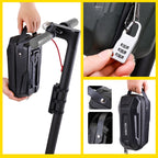 WILD MAN Electric Scooter Front Bag EVA Hard Shell Quick-Release Handlebar Bag for Foldable E-Bikes