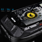WILD MAN Bicycle Phone Bag, EVA Hard Shell Cross Border Mountain Front Beam Bag, Riding Rain proof Touchscreen Upper Bag