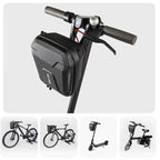 WILD MAN Bicycle EVA Hard Shell Handlebar Bag, Electric Scooters Bag Road Bike First Bag