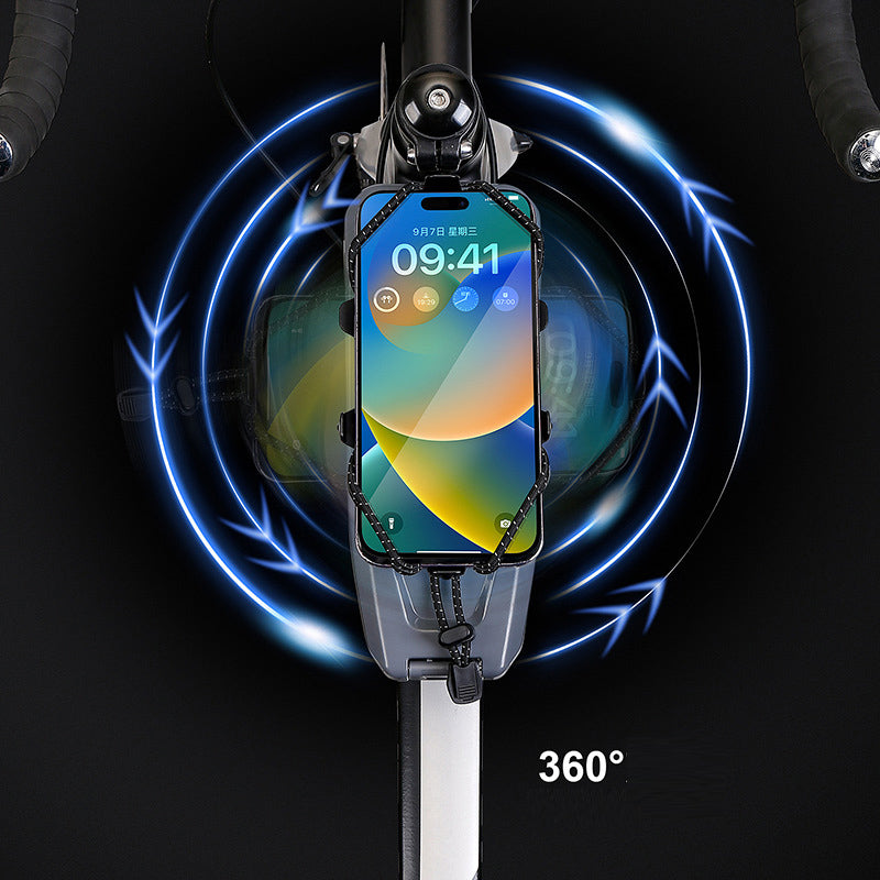 WILD MAN Bicycle Phone Bag, Road Bike Quick Detachable Front Beam Bag, MTB Upper Tube Plastic Bike Bag