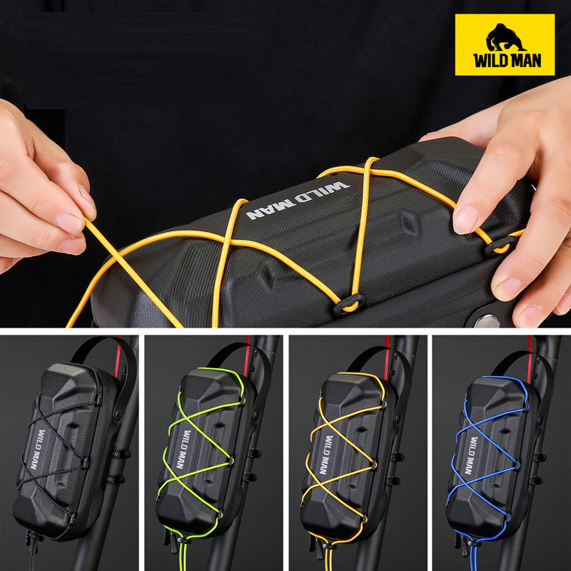 WILD MAN Electric Scooter EVA Hard Shell Bag, Bicycle Head Bag, Folding Bicycle First Quick Release Bag