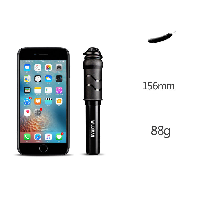 WILD MAN Bicycle Pump, Basketball Pump, Road Bikes Portable Pump, Suitable For Schrader/Presta Valves Air Nozzle