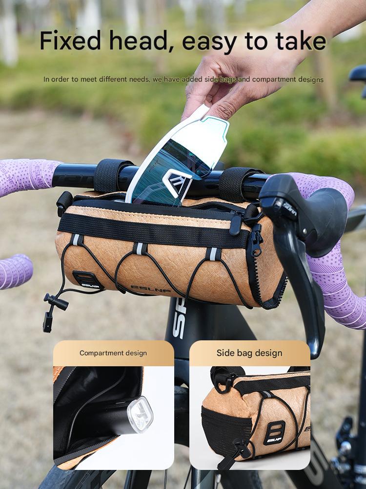 ESLNF Bicycle Bag, Road Bicycle Front Beam Bag, Front Bag Shoulder Bag, Multifunctional Fully Waterproof Front Bag
