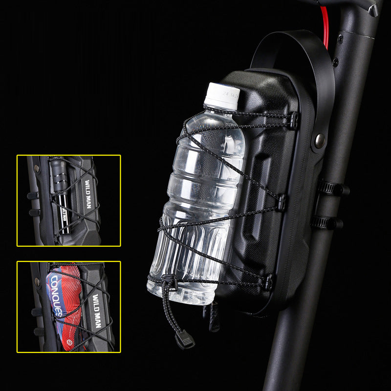 WILD MAN Electric Scooter EVA Hard Shell Bag, Bicycle Head Bag, Folding Bicycle First Quick Release Bag