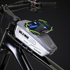 WILD MAN Bicycle Phone Bag, Road Bike Quick Detachable Front Beam Bag, MTB Upper Tube Plastic Bike Bag
