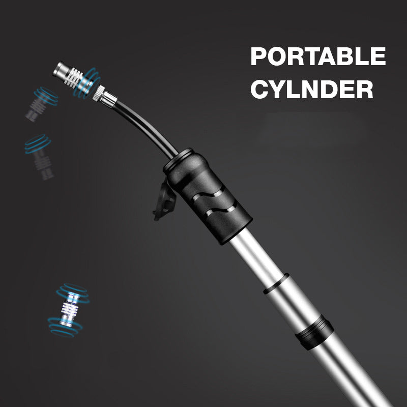 WILD MAN Bicycle Pump, Basketball Pump, Road Bikes Portable Pump, Suitable For Schrader/Presta Valves Air Nozzle