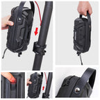 WILD MAN Electric Scooter EVA Hard Shell Bag, Bicycle Head Bag, Folding Bicycle First Quick Release Bag
