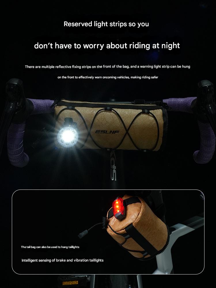 ESLNF Bicycle Bag, Road Bicycle Front Beam Bag, Front Bag Shoulder Bag, Multifunctional Fully Waterproof Front Bag