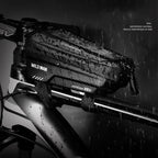 WILD MAN hard shell EVA Bicycle Bag, Mountain Bike Front Beam Bag With Tube Bag, Cycling Phone Bag Equipment