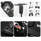 WILD MAN EVA Hard Shell Handlebar Bag – Waterproof Front Bag for Electric Scooters & Bikes