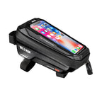 WILD MAN hard shell EVA Bicycle Bag, Mountain Bike Front Beam Bag With Tube Bag, Cycling Phone Bag Equipment