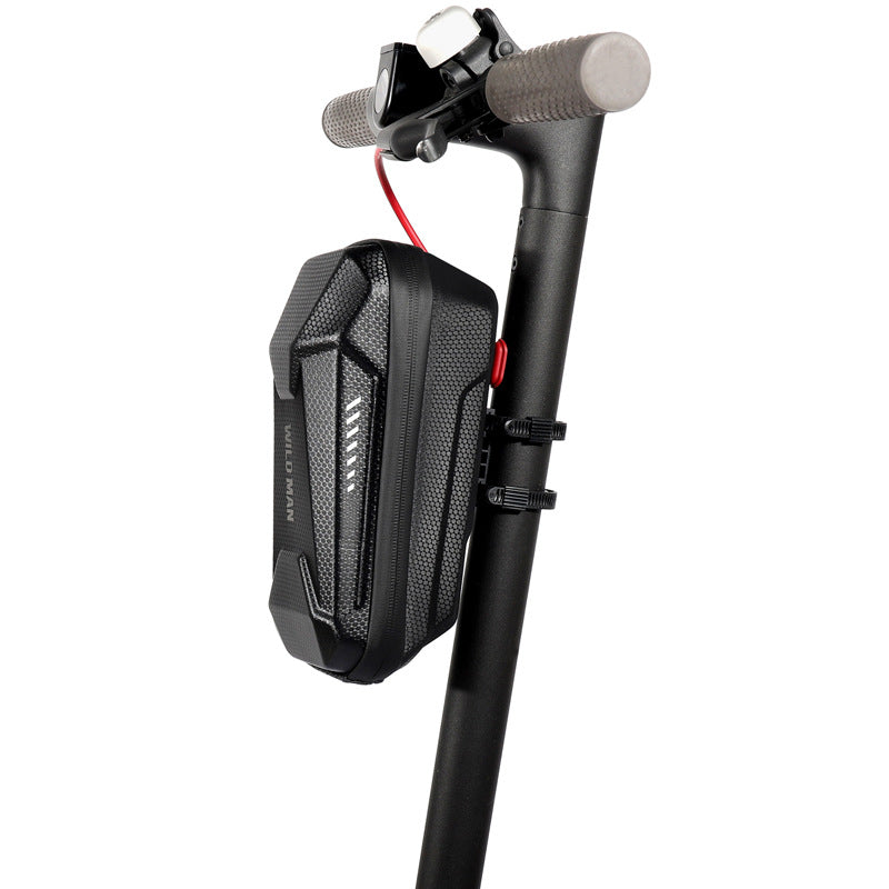 WILD MAN EVA Hard Shell Bike Handlebar Bag | Waterproof Front Bag for Bicycle, Folding Bike & Electric Scooter