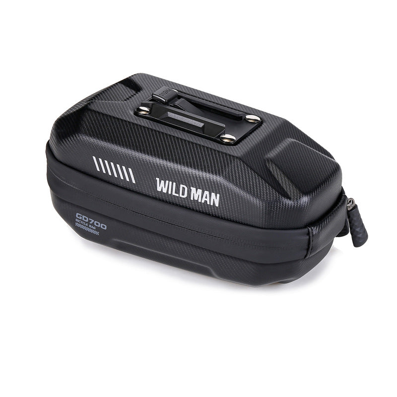 WILD MAN Bicycle Tail Bag, Mountain Bike EVA Hard Shell Tail Bag , Road Bikes Saddle Bag