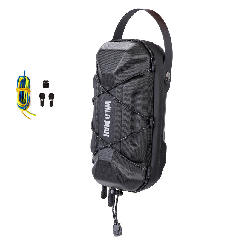 WILD MAN Electric Scooter EVA Hard Shell Bag, Bicycle Head Bag, Folding Bicycle First Quick Release Bag