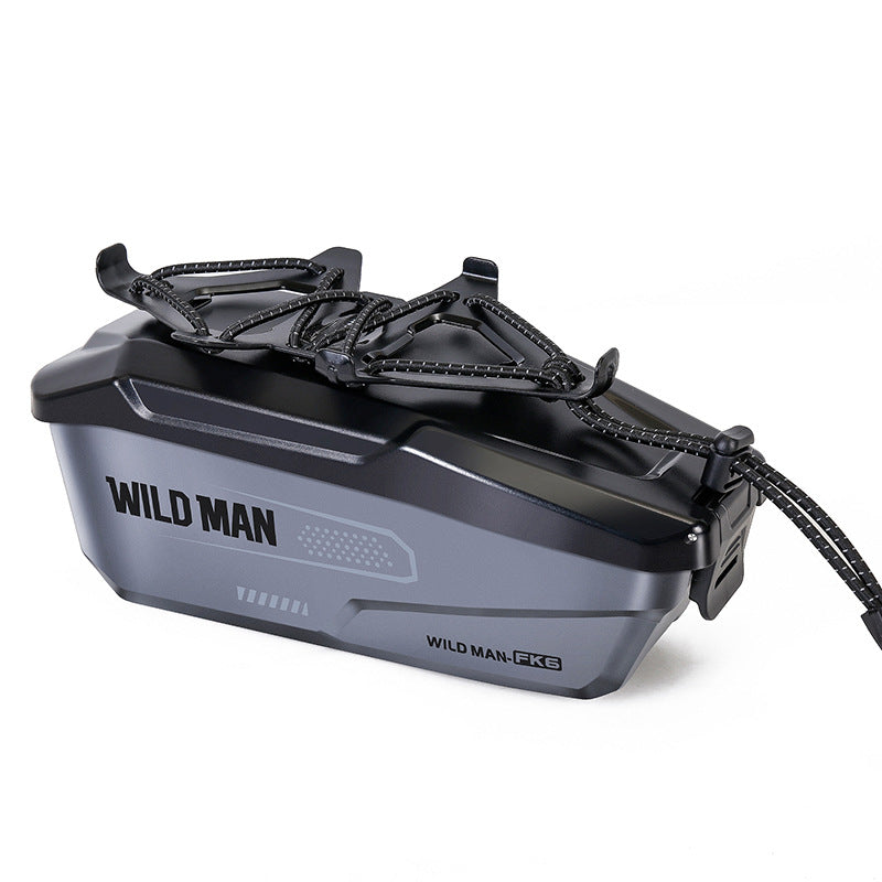 WILD MAN Bicycle Phone Bag, Road Bike Quick Detachable Front Beam Bag, MTB Upper Tube Plastic Bike Bag