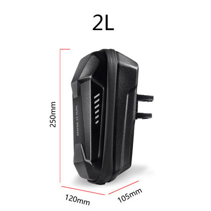 WILD MAN EVA Hard Shell Bike Handlebar Bag | Waterproof Front Bag for Bicycle, Folding Bike & Electric Scooter