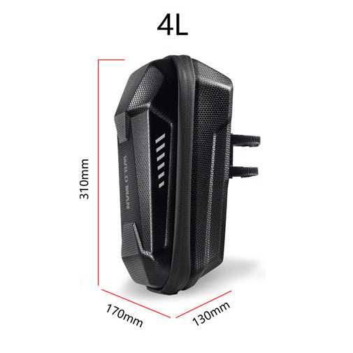 WILD MAN EVA Hard Shell Bike Handlebar Bag | Waterproof Front Bag for Bicycle, Folding Bike & Electric Scooter