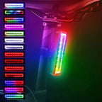 Bicycle Tail Light 600/750 mah Memory Mode Rainbow Warning  Helmet Scooter Taillight