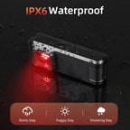 Bicycle Rearview Radar Cycling Radar Tail Light Brake Sensing Lamp