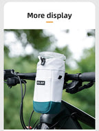 Bicycle Bag Bike Bottle Holder Handlebar Stem Thermal Bag with Mesh Pocket Coffee Cup Holders