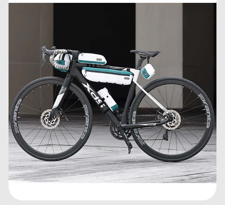ESLNF Bicycle Top Tube Bag Portable Cycling Front Frame Bag Lightweight Bike Bag