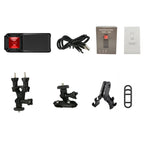 Bicycle Rearview Radar Cycling Radar Tail Light Brake Sensing Lamp