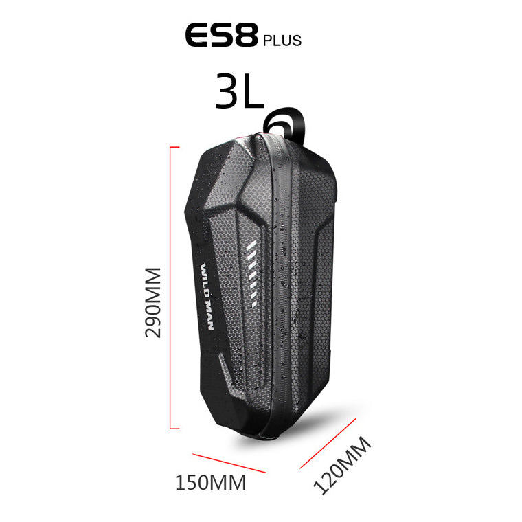 WILD MAN EVA Hard Shell Handlebar Bag – Waterproof Front Bag for Electric Scooters & Bikes