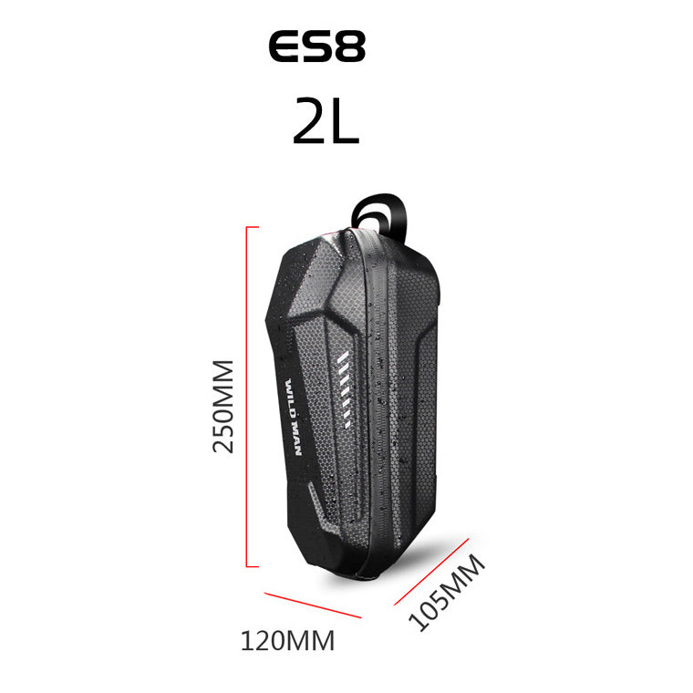 WILD MAN EVA Hard Shell Handlebar Bag – Waterproof Front Bag for Electric Scooters & Bikes