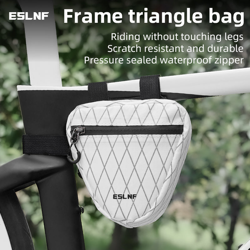 ESLNF Bike Triangle Frame Pack Lightweight Bicycle bag Small Compact Storage Tool Bag