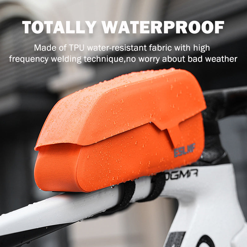 ESLNF Waterproof Flip Magnetic Bike Tube Bag Big Capacity Road Bicycle Frame Bag Wear-resistant MTB Storage Bag