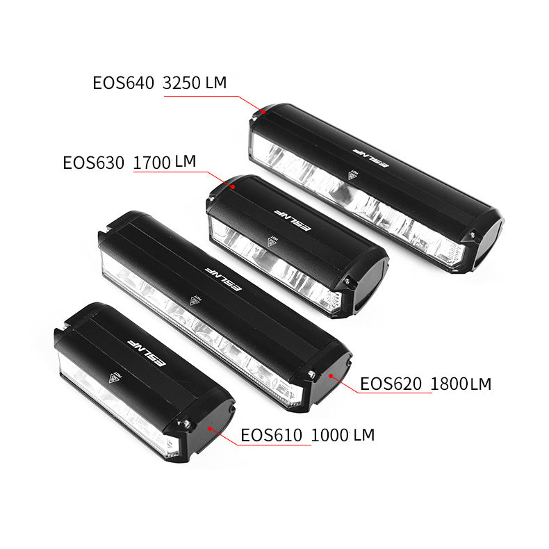 ESLNF 1000Lumen-3250 Lumen Bicycle Front Light, Outdoor Horizontal Bicycle Light