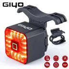 GIYO Smart Bicycle Light Rear Taillight Safety Lantern Auto On/Off Stop Signal Brake Cycling Lamp