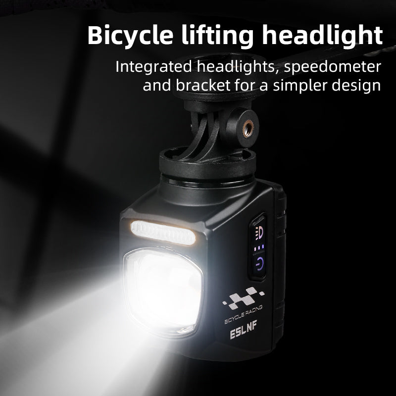 ESLNF Ultra-Bright Wireless Remote Front Bike Light,Bike Computer Stand,Applicable GoPro XOSS