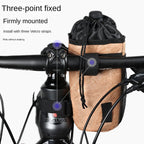 ESLNF Bicycle Bag Bottle Holder Handlebar Stem Thermal Bag with Mesh Pocket Coffee Cup Holders Cycling Water Bottle Carrier Bag