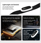 IGPSPORT HR50 Heart Rate Sensor Bike Computer Fitness Running Sport Heart Rate Monitor Sensor IPX7 Waterproof