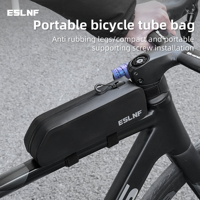 ESLNF Bicycle Front Beam Bag , Bike Large Capacity Hard Shell Waterproof Front Handlebar Pack