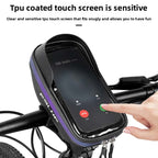 ESLNF Bicycle Storage Bag EVA Hard Shell Waterproof Handlebar Bag MTB Bag Mobile Phone Bag Bicycle Bag Riding Equipment