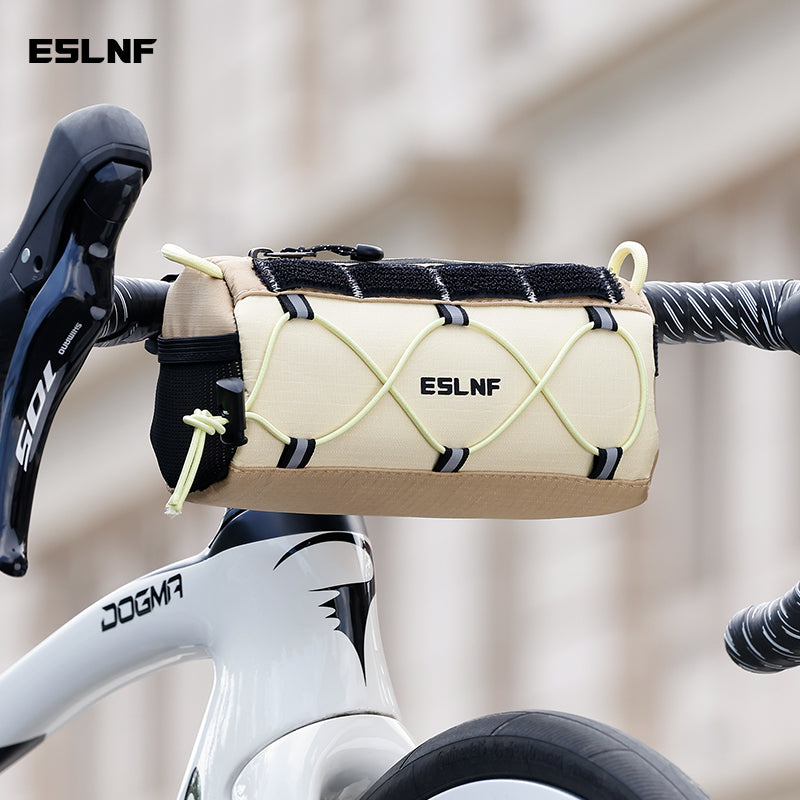 ESLNF Road Bike Folding Bike Riding Bag Large-capacity Bicycle Bag Fashion Bicycle Handlebar Bag Multi-functional Shoulder Bag