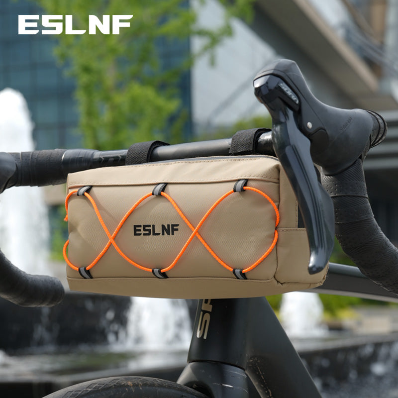 ESLNF Bicycle Front Bag Multifunction Outdoor Riding Handlebar Bag Waterproof Road Mountain Bike Front Bag