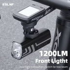 ESLNF 1200 Lumens Bike Headlight ，Highlight Aluminum Alloy Bicycle Front Light