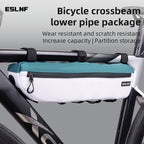 ESLNF Bike Frame Bag 2L Bicycle Under Tube Bag Triangle Bag Sided Bottom Binding Syste Yun-Lan Serios Bike Frame Front Tube Bag
