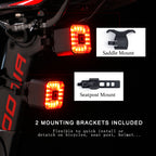 GIYO Smart Bicycle Light Rear Taillight Safety Lantern Auto On/Off Stop Signal Brake Cycling Lamp