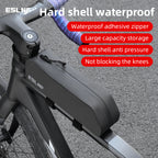 ESLNF Bicycle Front Beam Bag , Bike Large Capacity Hard Shell Waterproof Front Handlebar Pack